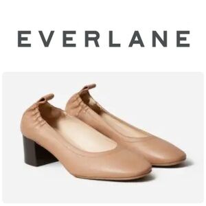 Everlane Day High Heel in Pecan (Beige) Leather